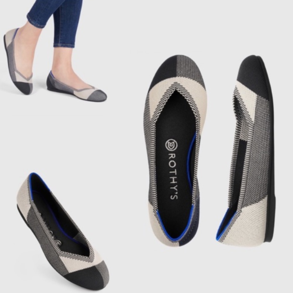Rothy’s Round Toe Color-Block Flats - image 1